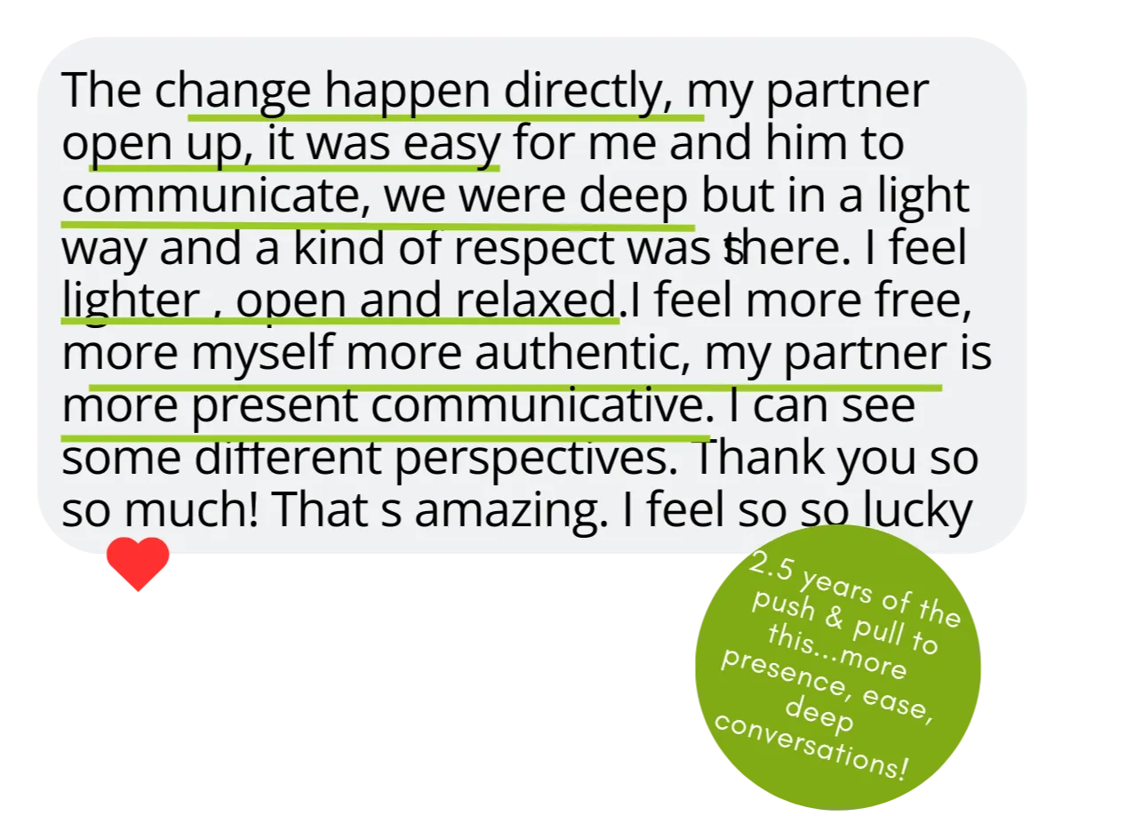Member testimonial screenshot