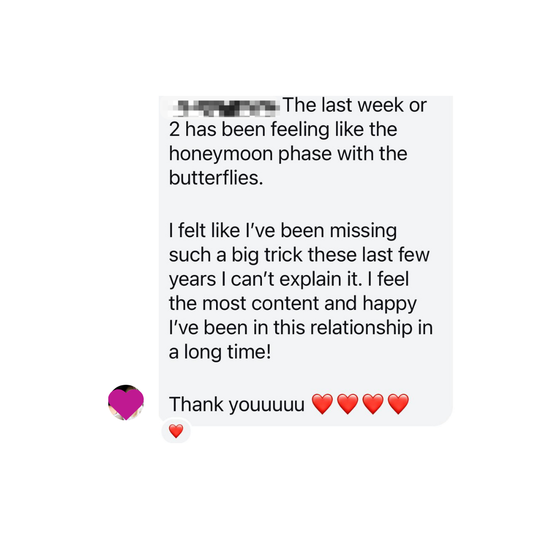 Member testimonial screenshot