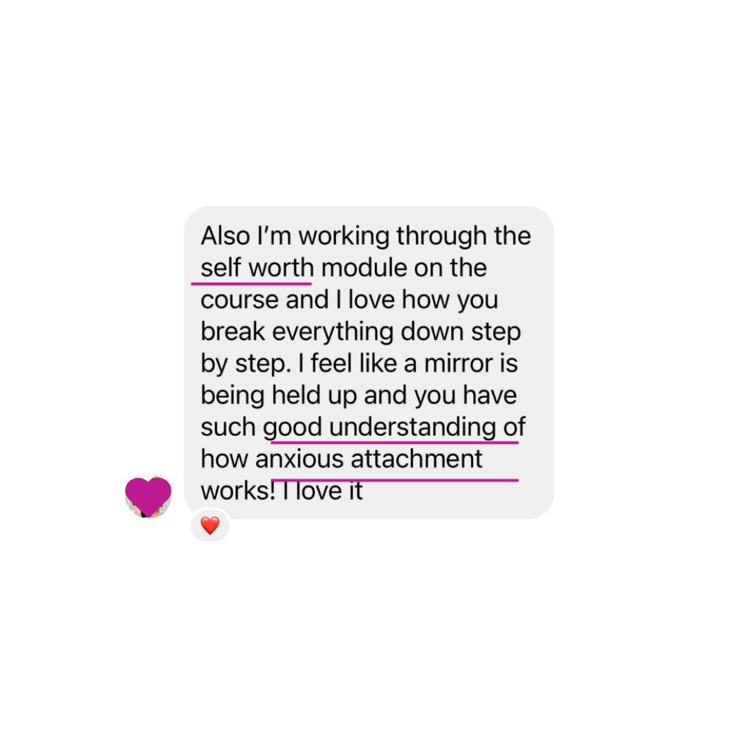 Member testimonial screenshot