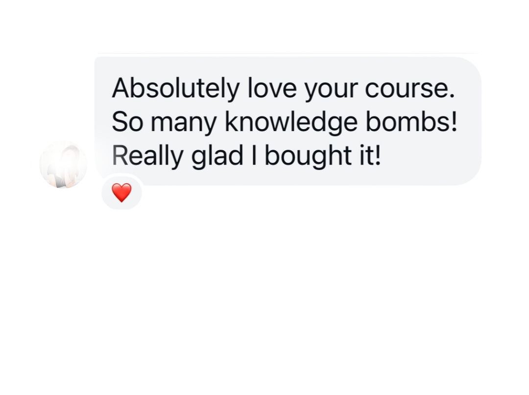 Member testimonial screenshot