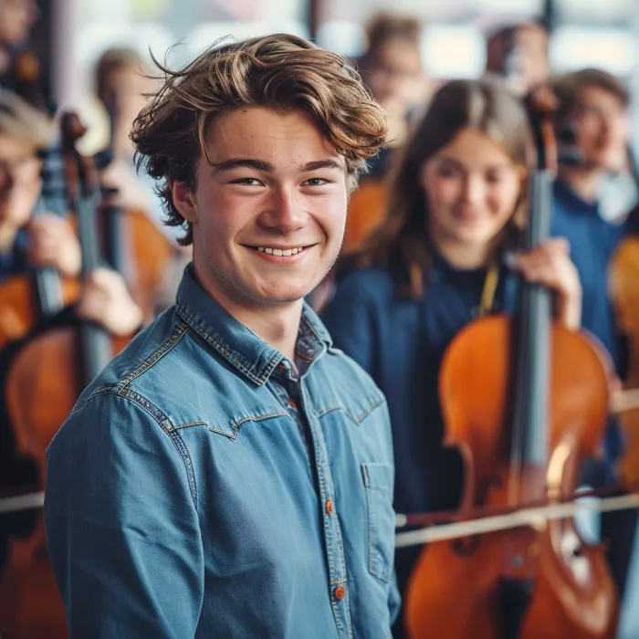 Ludwig van Beethoven mit Sonnenbrille