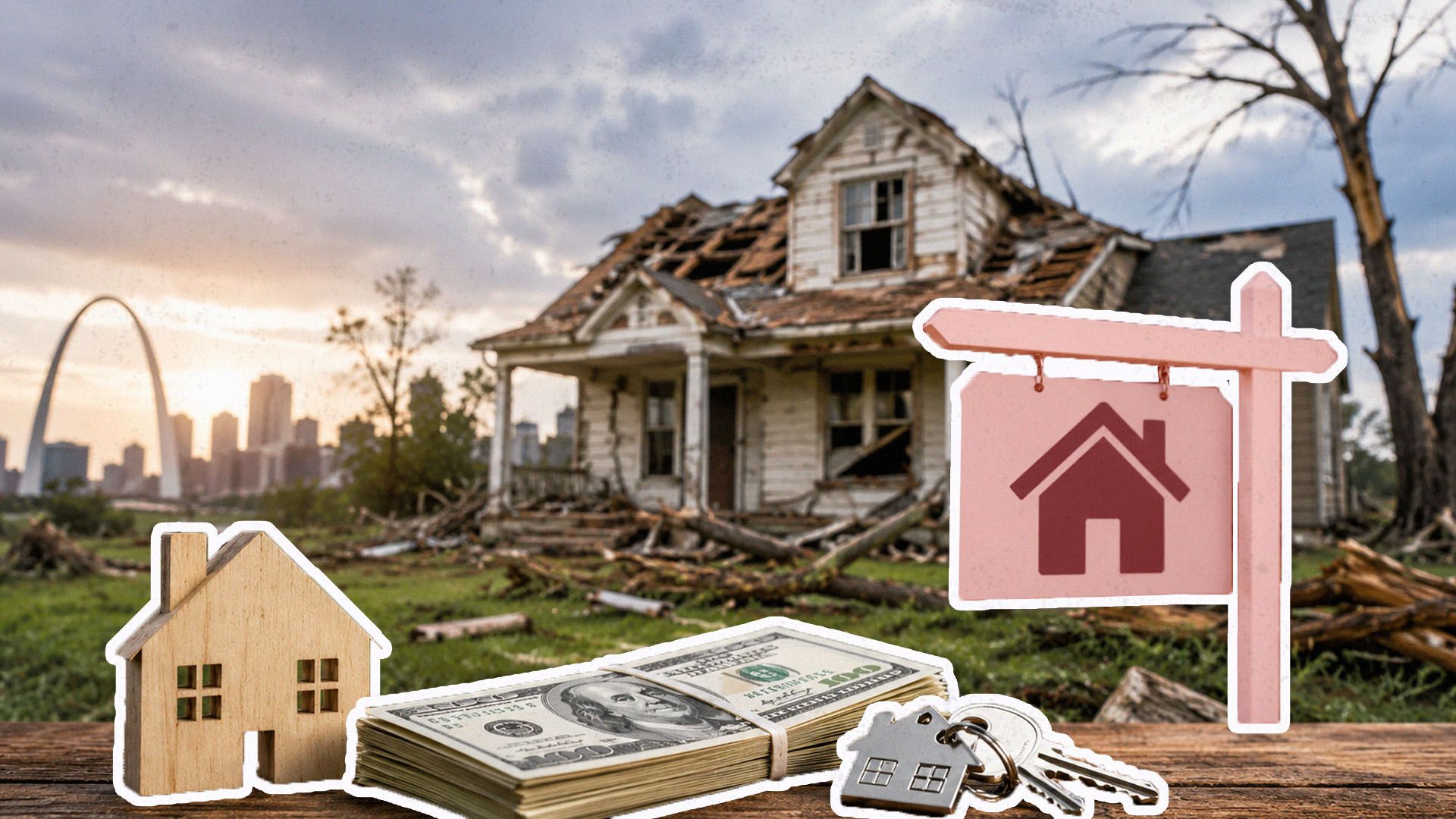 Sell Your Tornado-Damaged St. Louis Home Fast for Cash