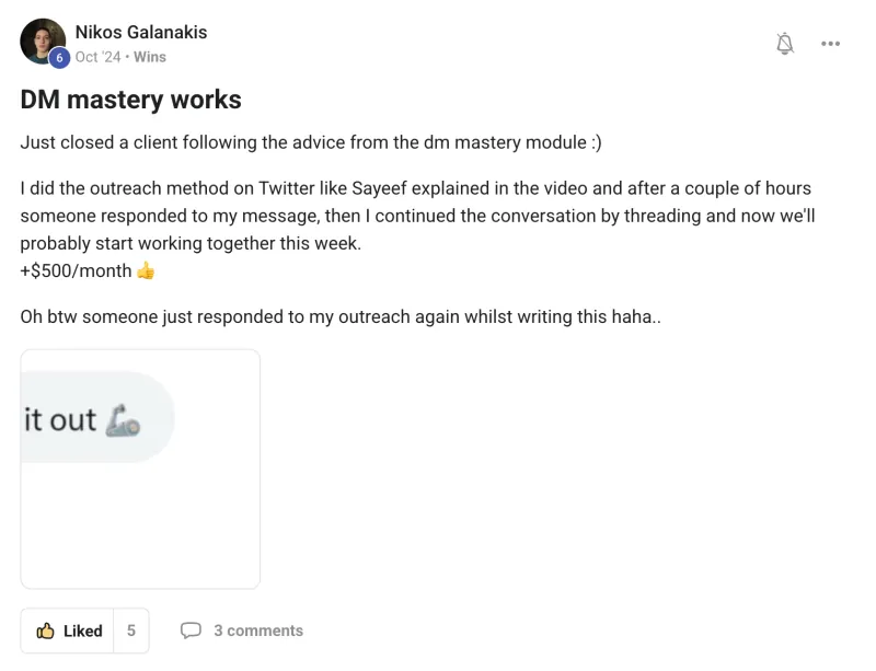 Result testimonial 1