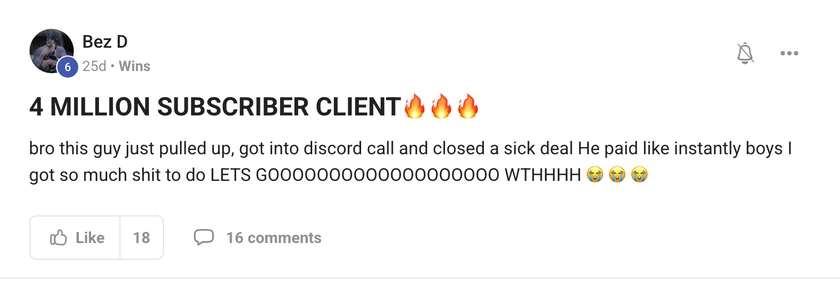 Bez D: 4 million subscriber client