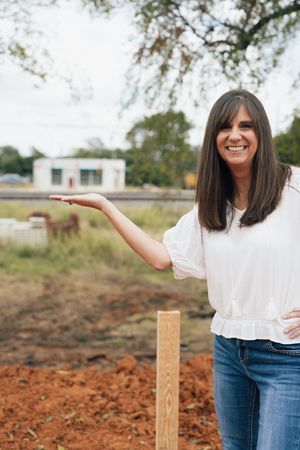 Katie Neason, founder, in downtown Bryan, TX