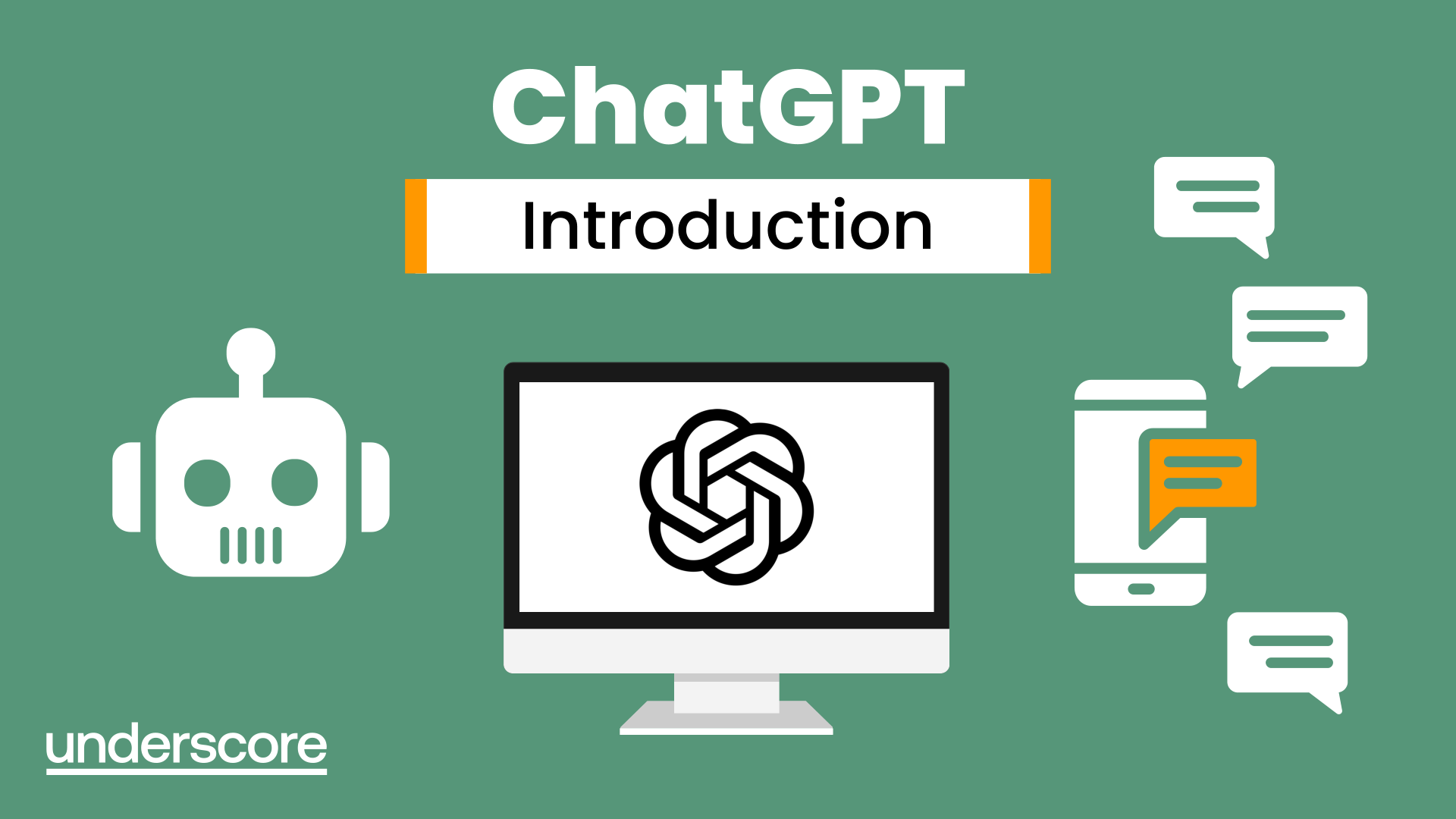 ChatGPT Introduction training course hero image – Learn how to use AI tools like ChatGPT for everyday office tasks.