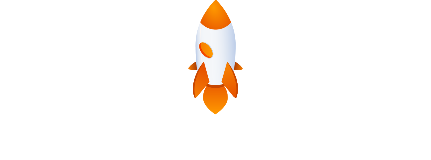 Rocket launching illustration symbolising growth and progress – Underscore Group mission.