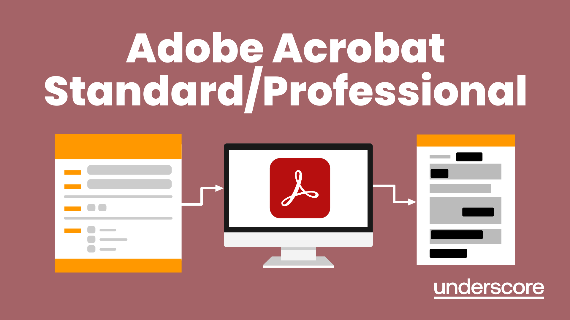 Adobe Acrobat Standard and Professional training course hero image – Create, edit, and manage PDFs with ease.