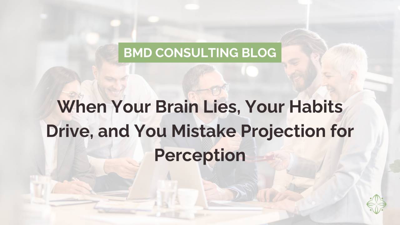 When Your Brain Lies, Your Habits Drive, and You Mistake Projection for Perception