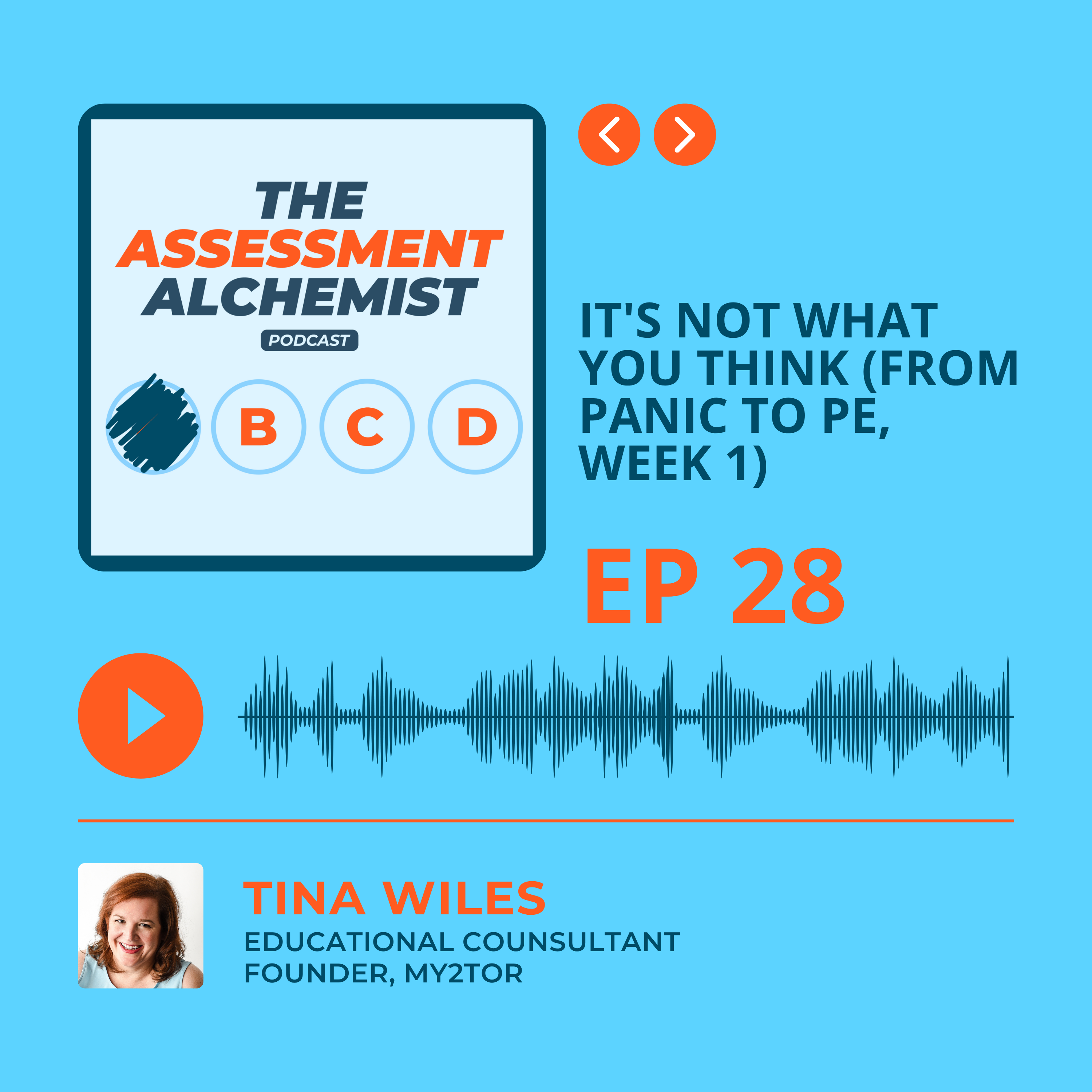 Episode 28: It's Not What You Think (From Panic to PE, Week 1) episode artwork