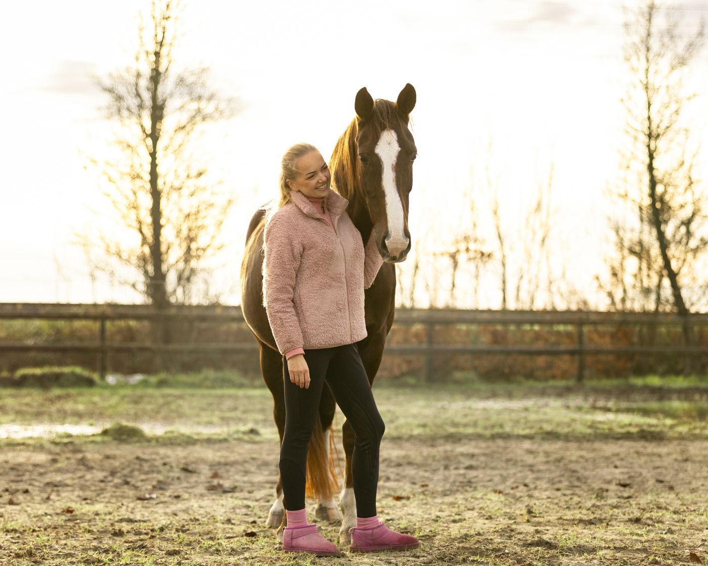 Kelly and Orage in the field