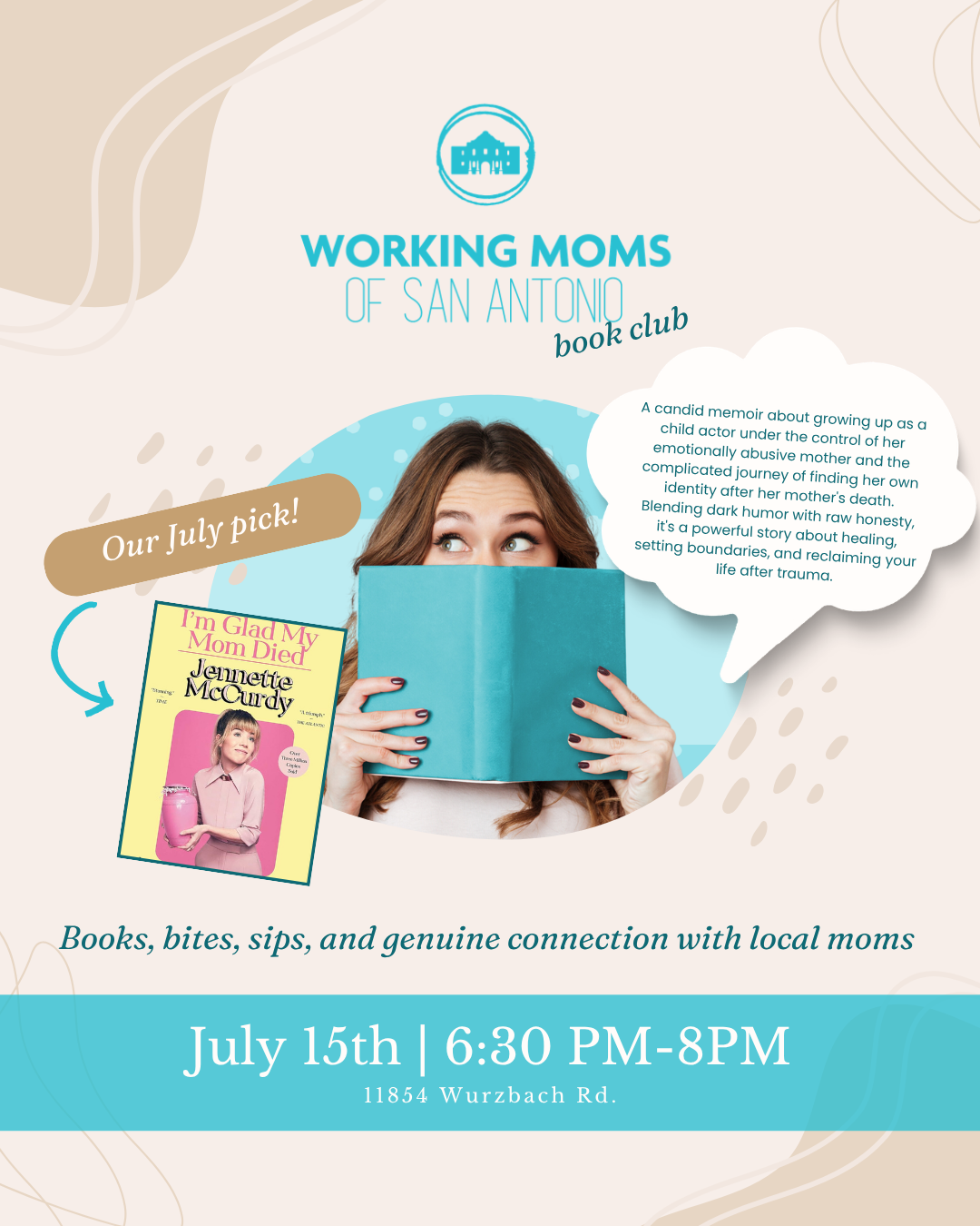 Working Moms, Working Moms of San Antonio, Working Mothers, Moms, Mothers, Moms in Business San Antonio, San Antonio, Texas, book club, Moms Book Club
