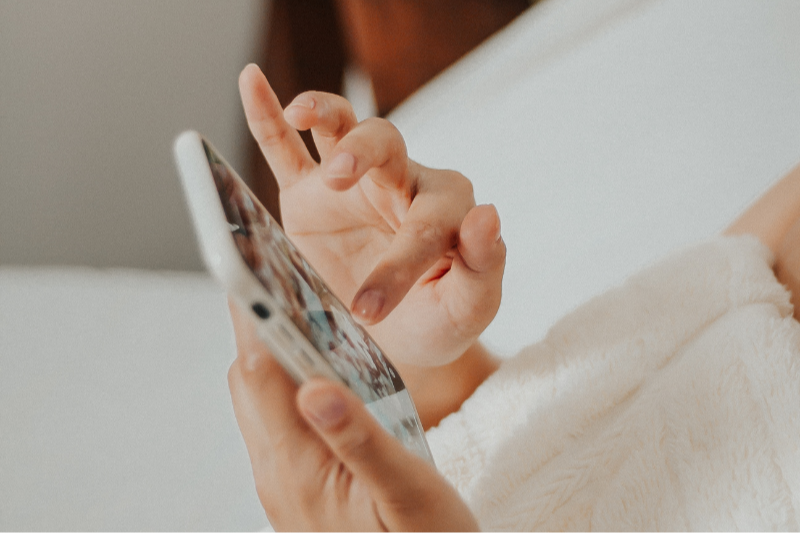 Woman completing the free Regulation Profile Quiz to understand her nervous system stress response