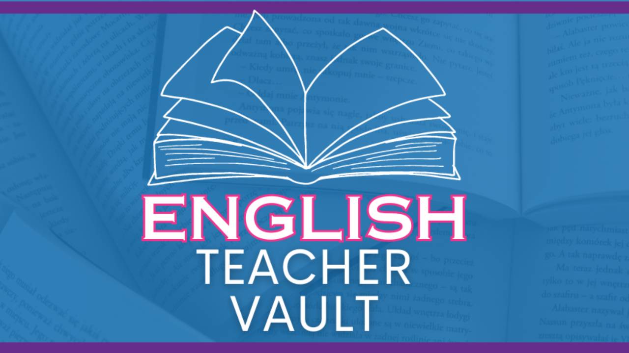 English Teacher Vault Parts of Speech Freebie