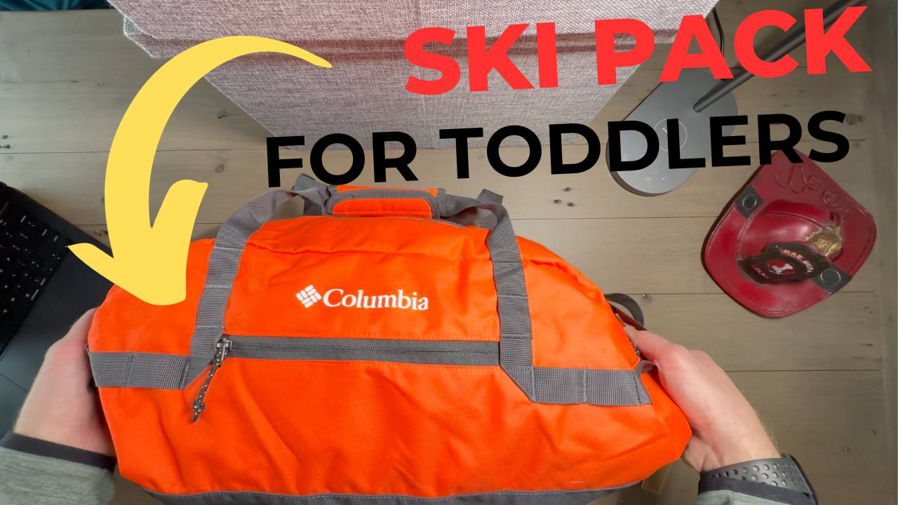 Skiing with your 2 year old? You NEED this BAG