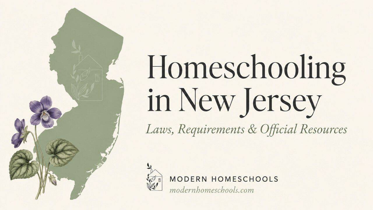 New Jersey homeschool laws and requirements guide from Modern Homeschools