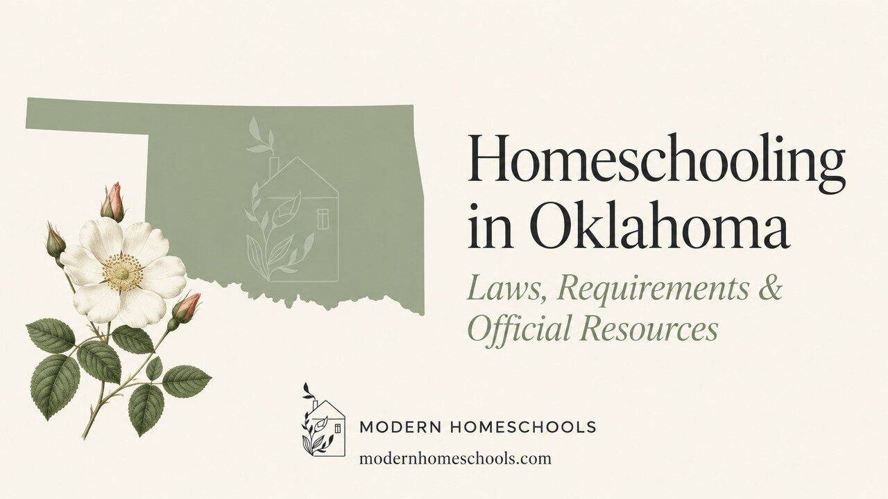 Oklahoma homeschool laws and requirements guide from Modern Homeschools