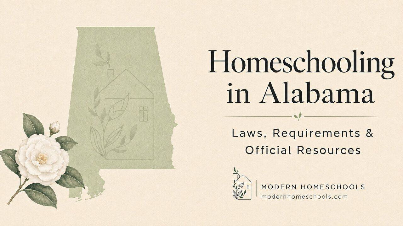 Alabama homeschool laws and requirements guide from Modern Homeschools