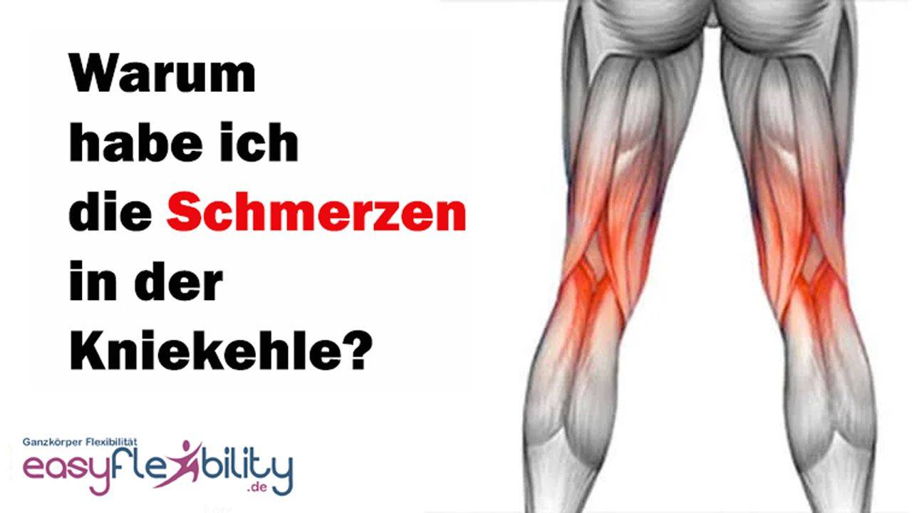 "Warum habe ich Schmerzen in der Kniekehle?"