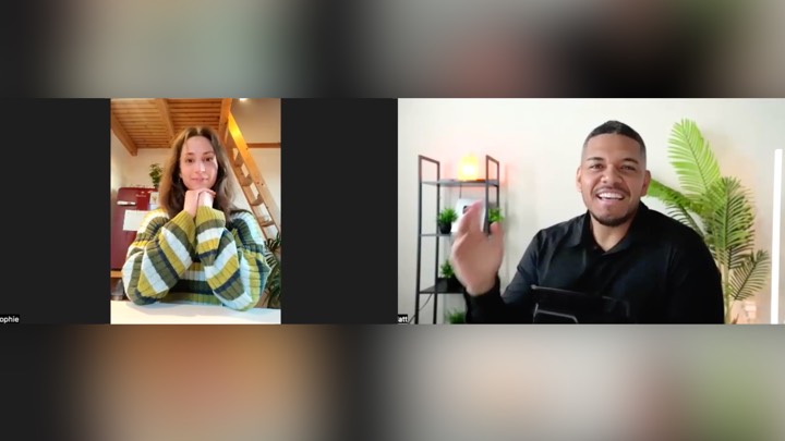 A video call with Matt