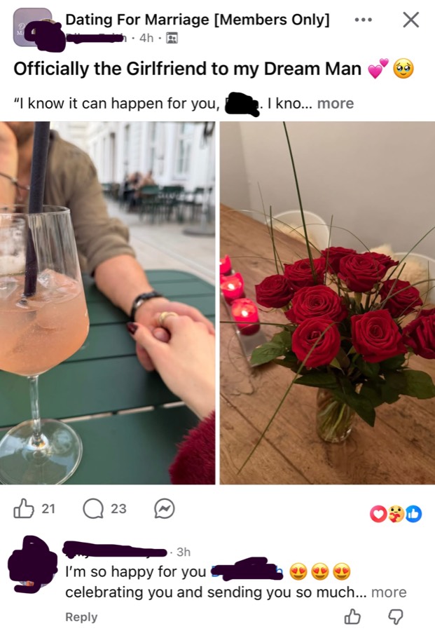 Member post: officially the girlfriend to my dream man