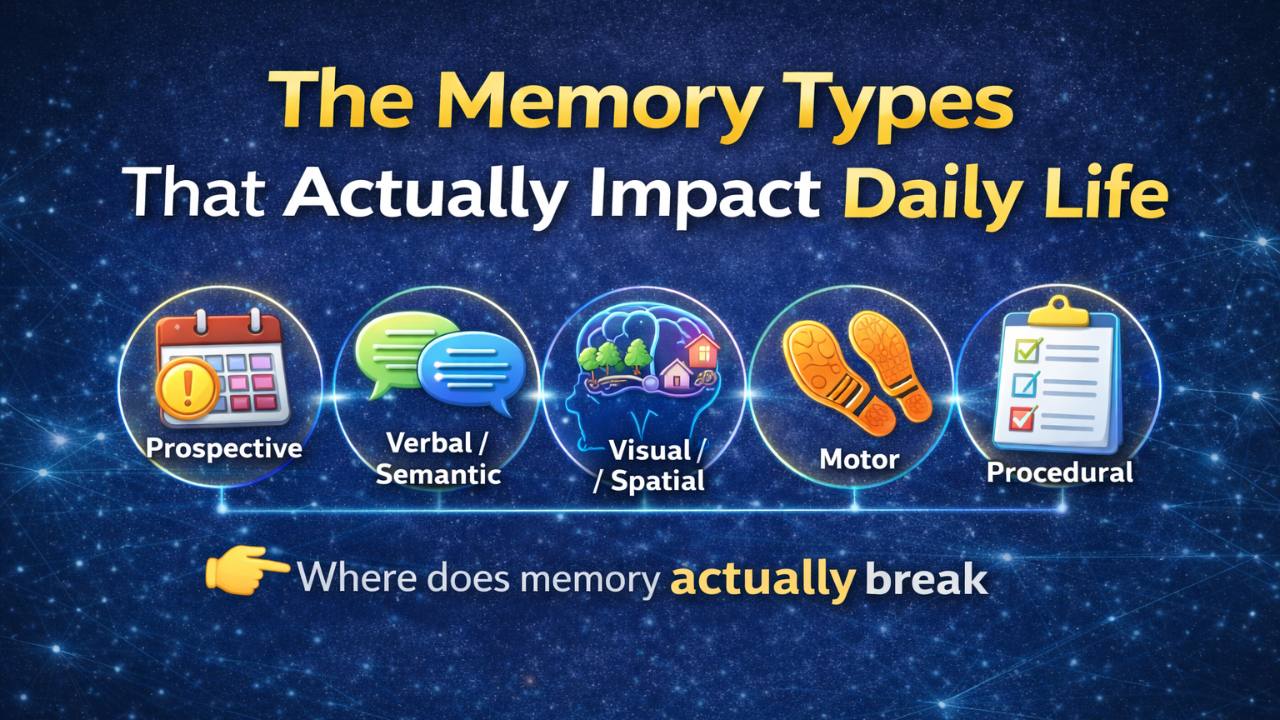 The Memory Types That Impact Every Day Life