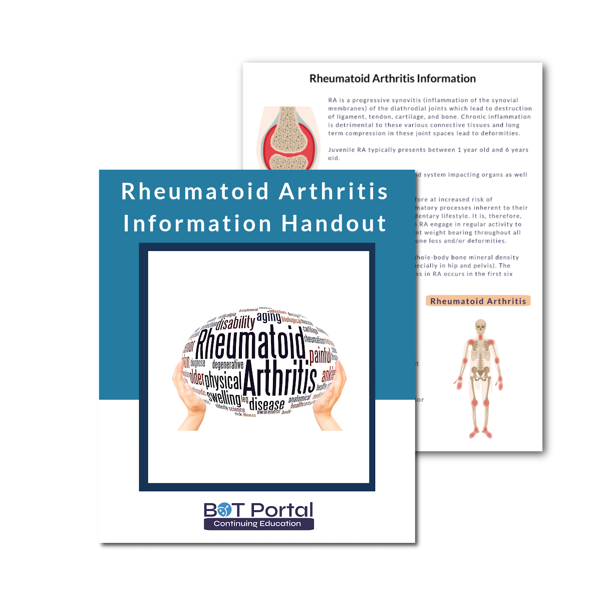 Rheumatoid Arthritis Information Handout Cover