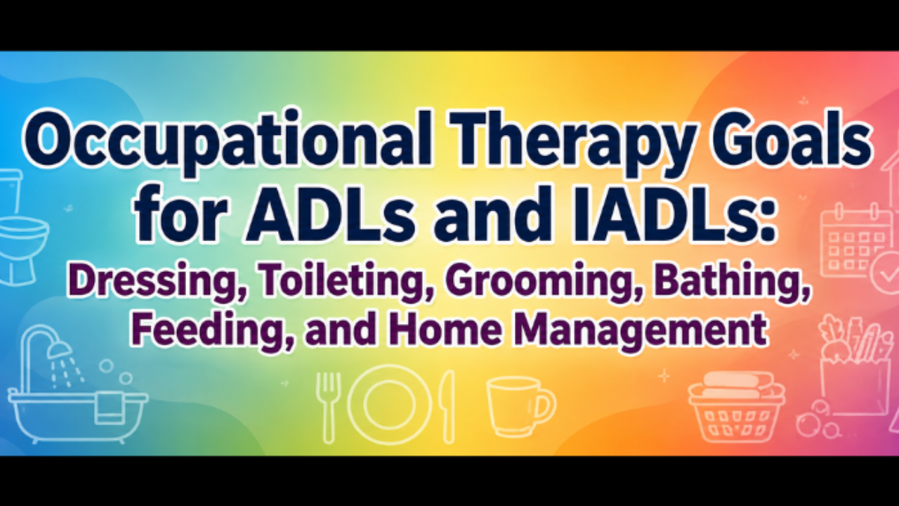 Occupational Therapy Goals for ADLs and IADLs