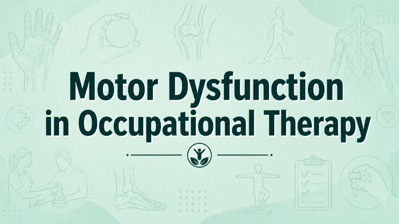 Motor Dysfunction in Occupational Therapy