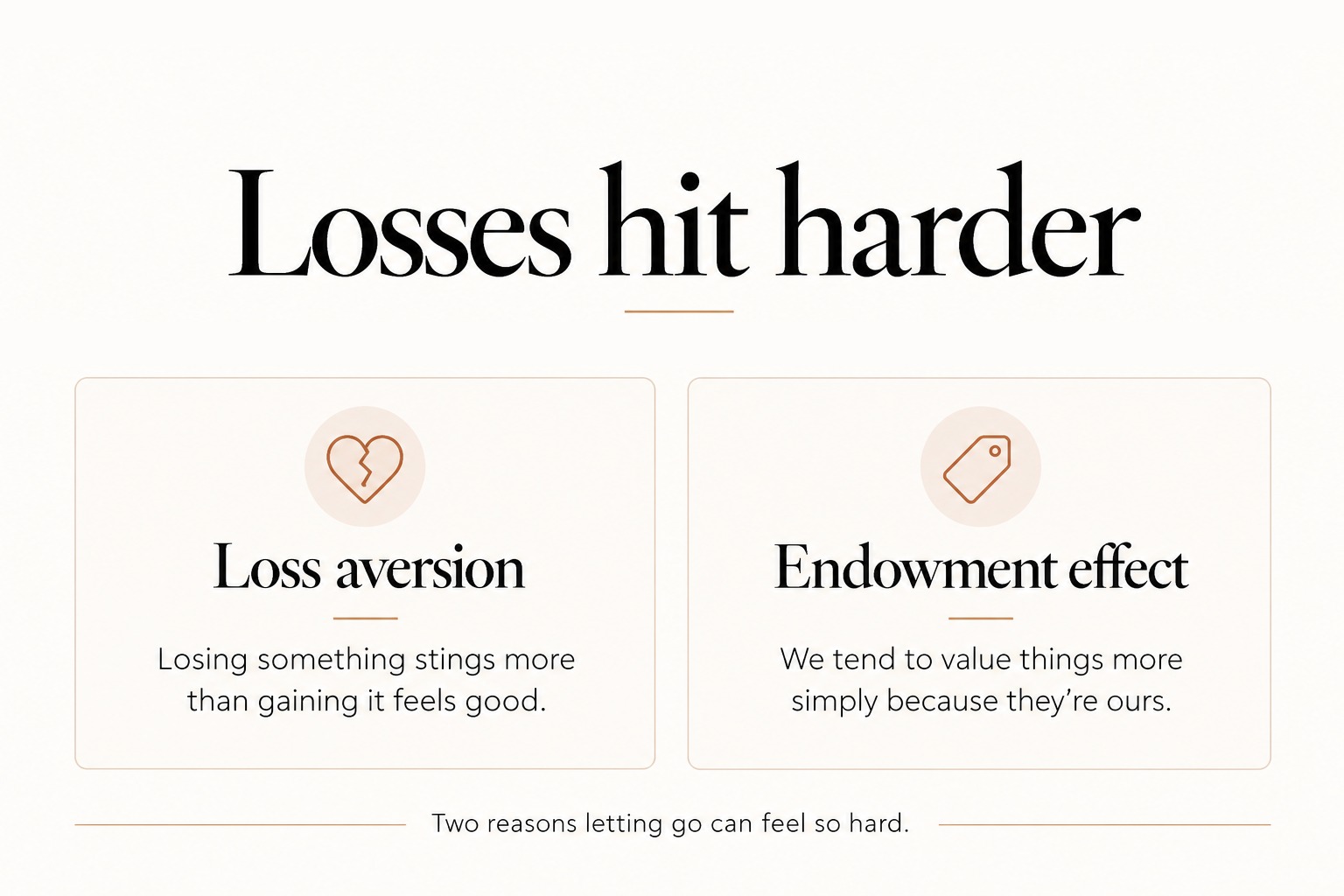 Loss aversion and the endowment effect explained side by side