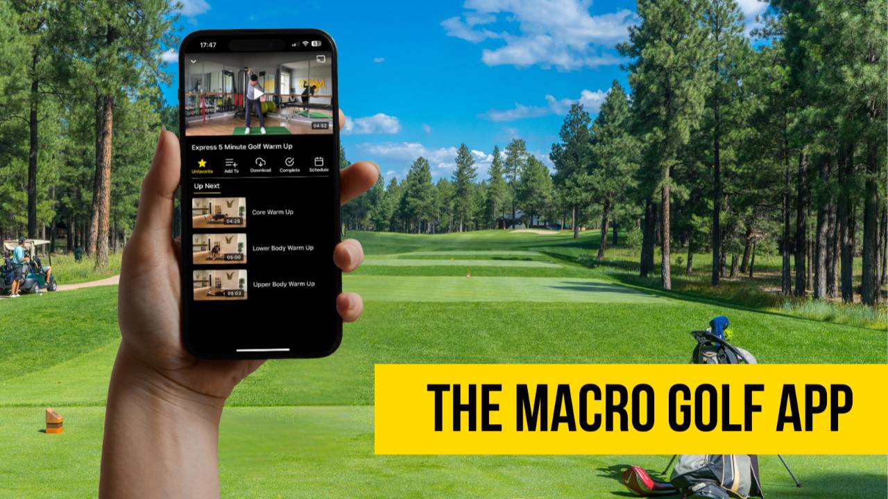 The Macro Golf Fitness App