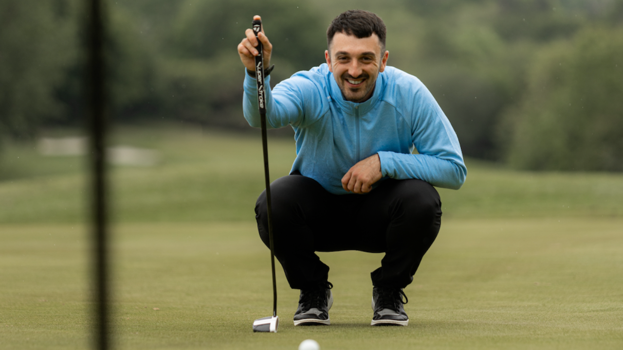 Golfer playing on the course during a round