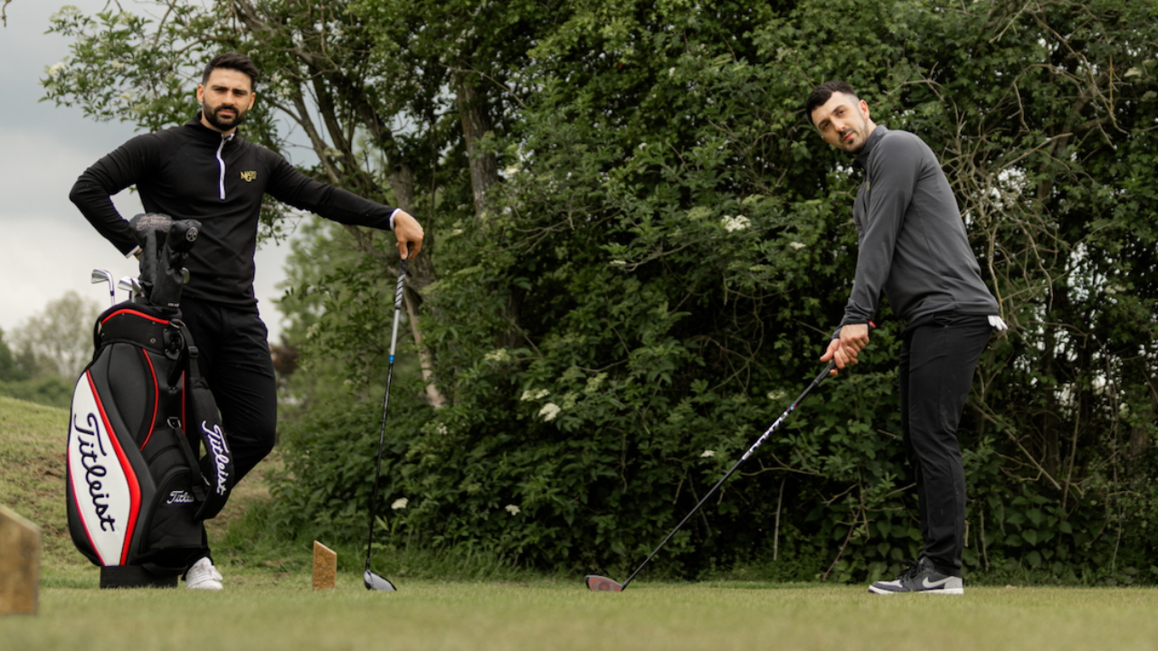 Golfer working on improving golf consistency with Macro Golf