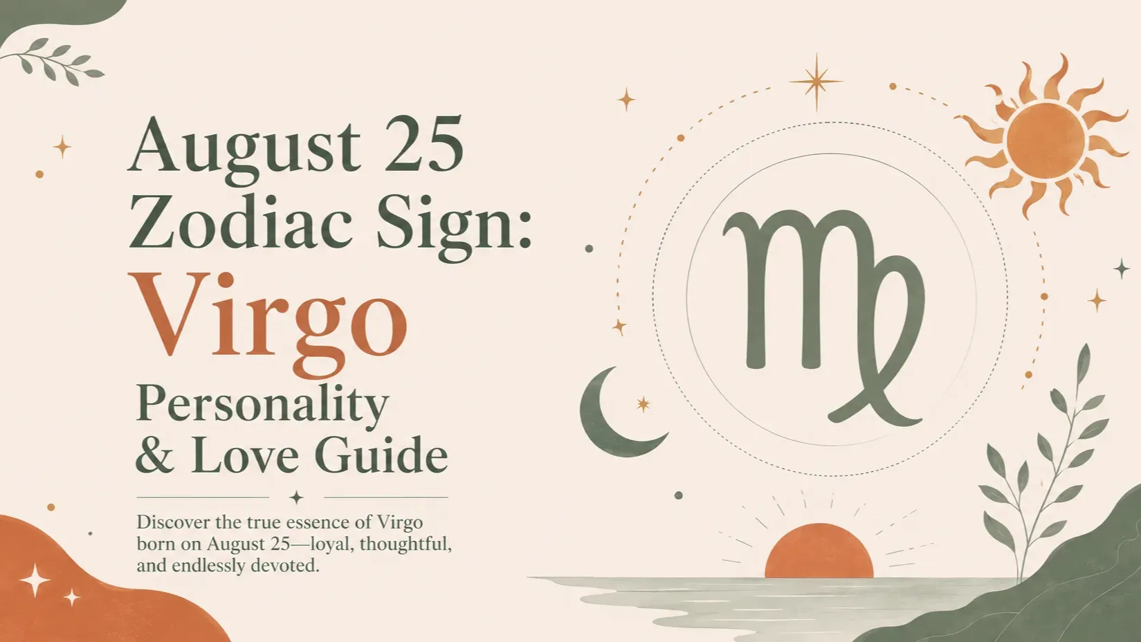 august 25 zodiac sign