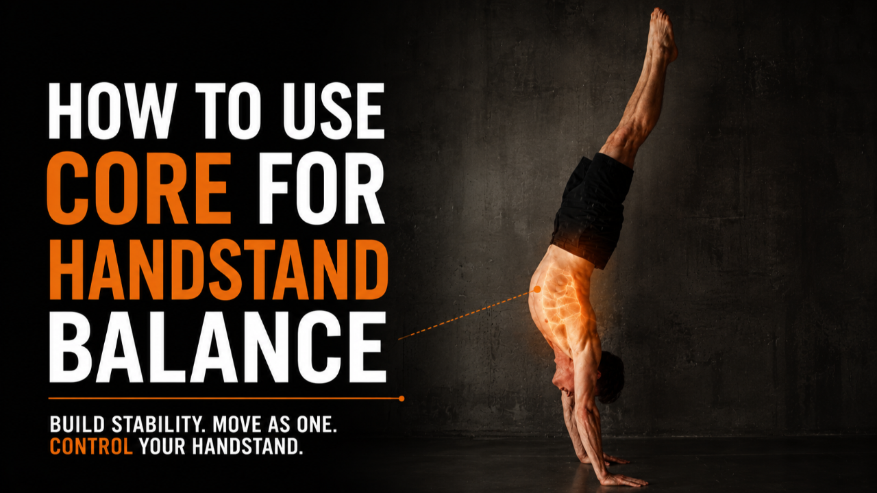 How to use core for handstand balance