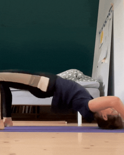 Member doing bridge