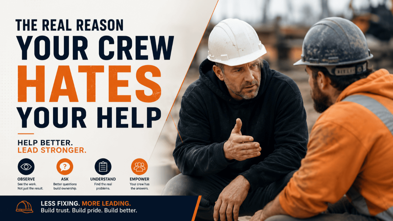 The Real Reason Your Crew Hates Your Help