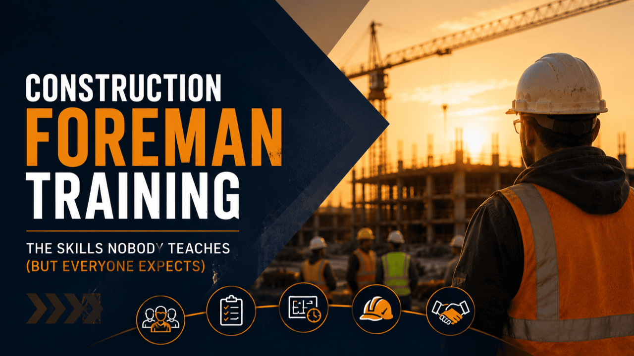 Construction Foreman Training: Skills Nobody Teaches