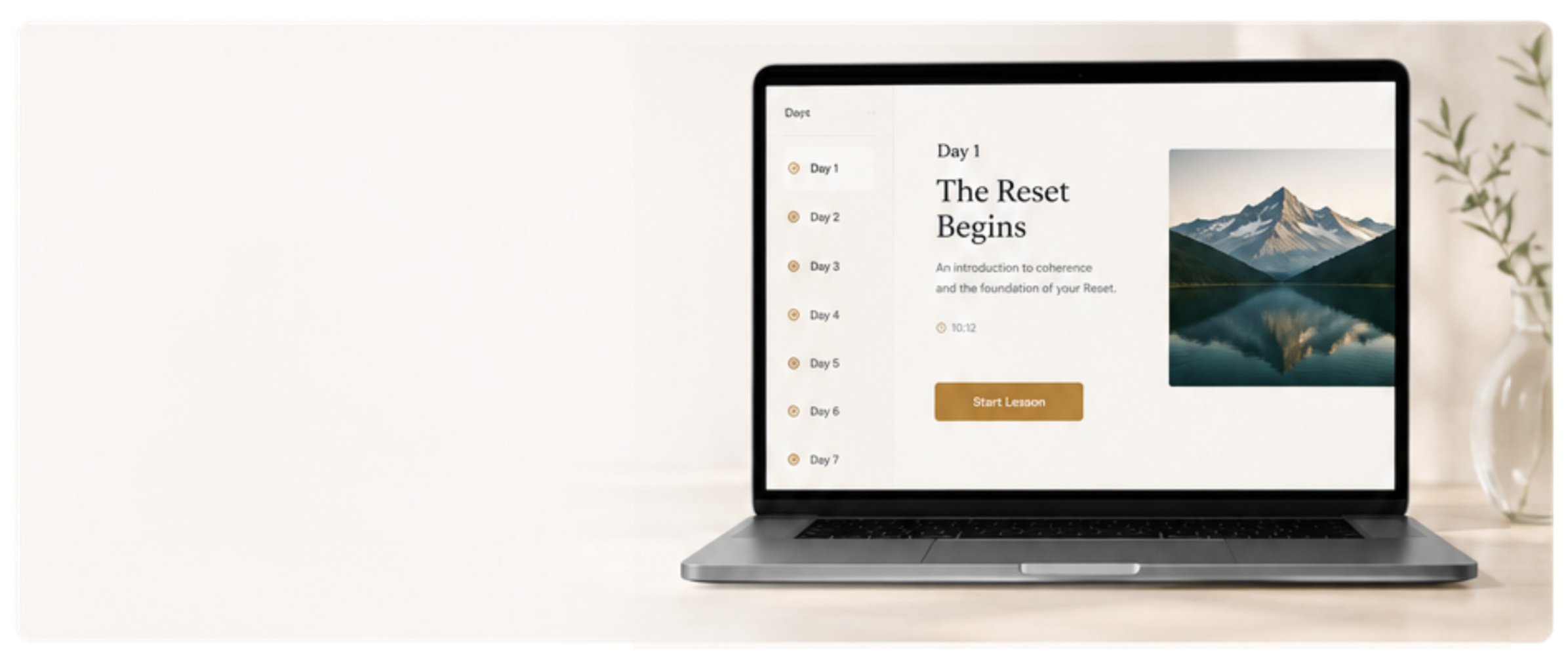 The Reset — daily teaching module preview