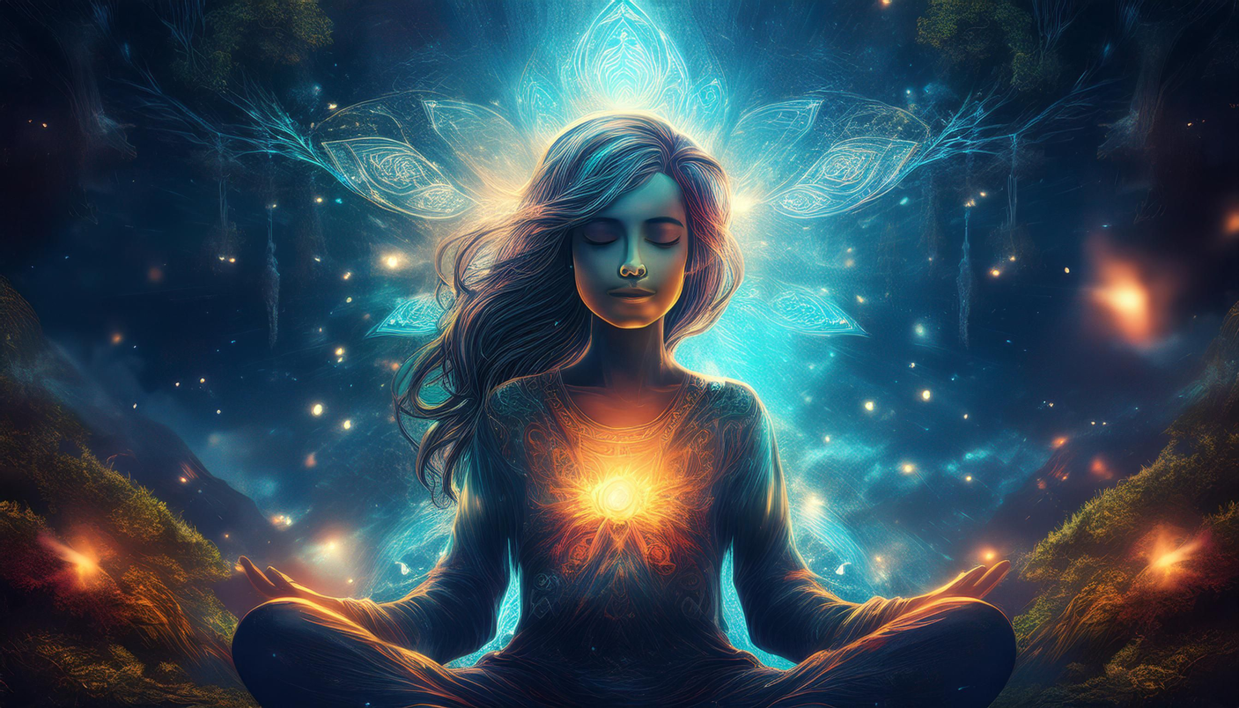 Niña Meditando