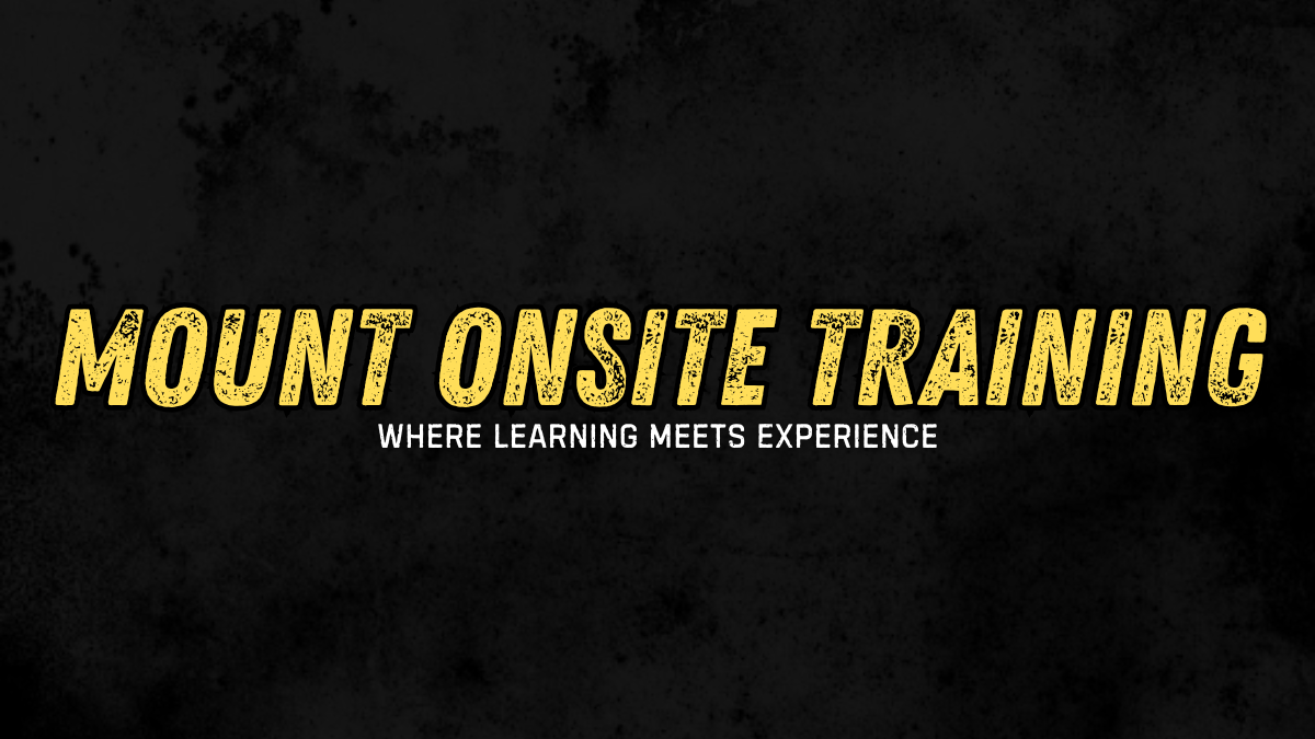 Mount Onsite Training: Where Learning Meets Experiance