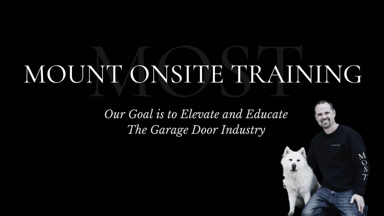 Mount Onsite Garage Door Training