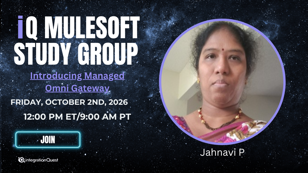 iQ MuleSoft Study Group 