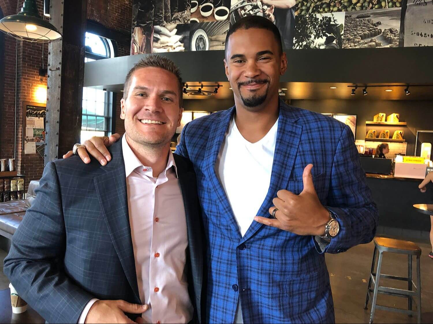 Ryan Harris and Matt Phillips, mental toughness coach