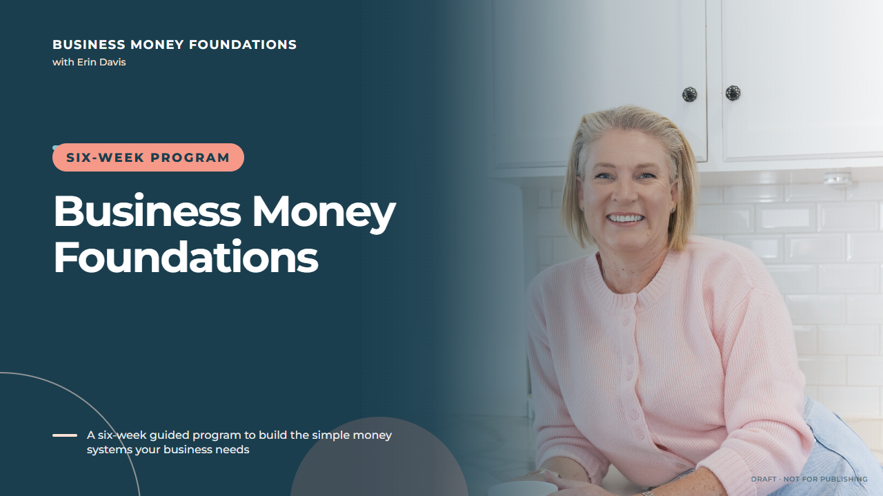 Business Money Foundations six-week programme cover 