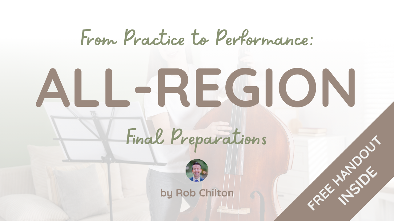 From Practice to Performance: All-Region Final Preparations