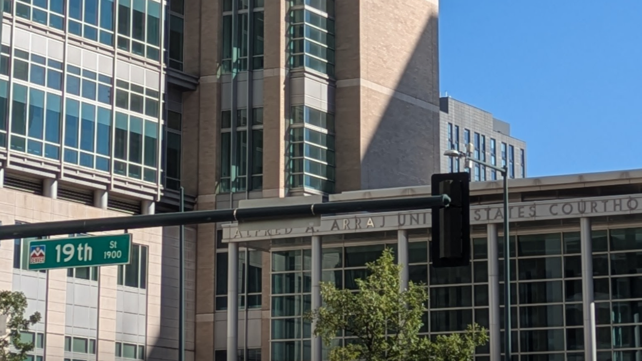 exterior view US District Court Denver, CO