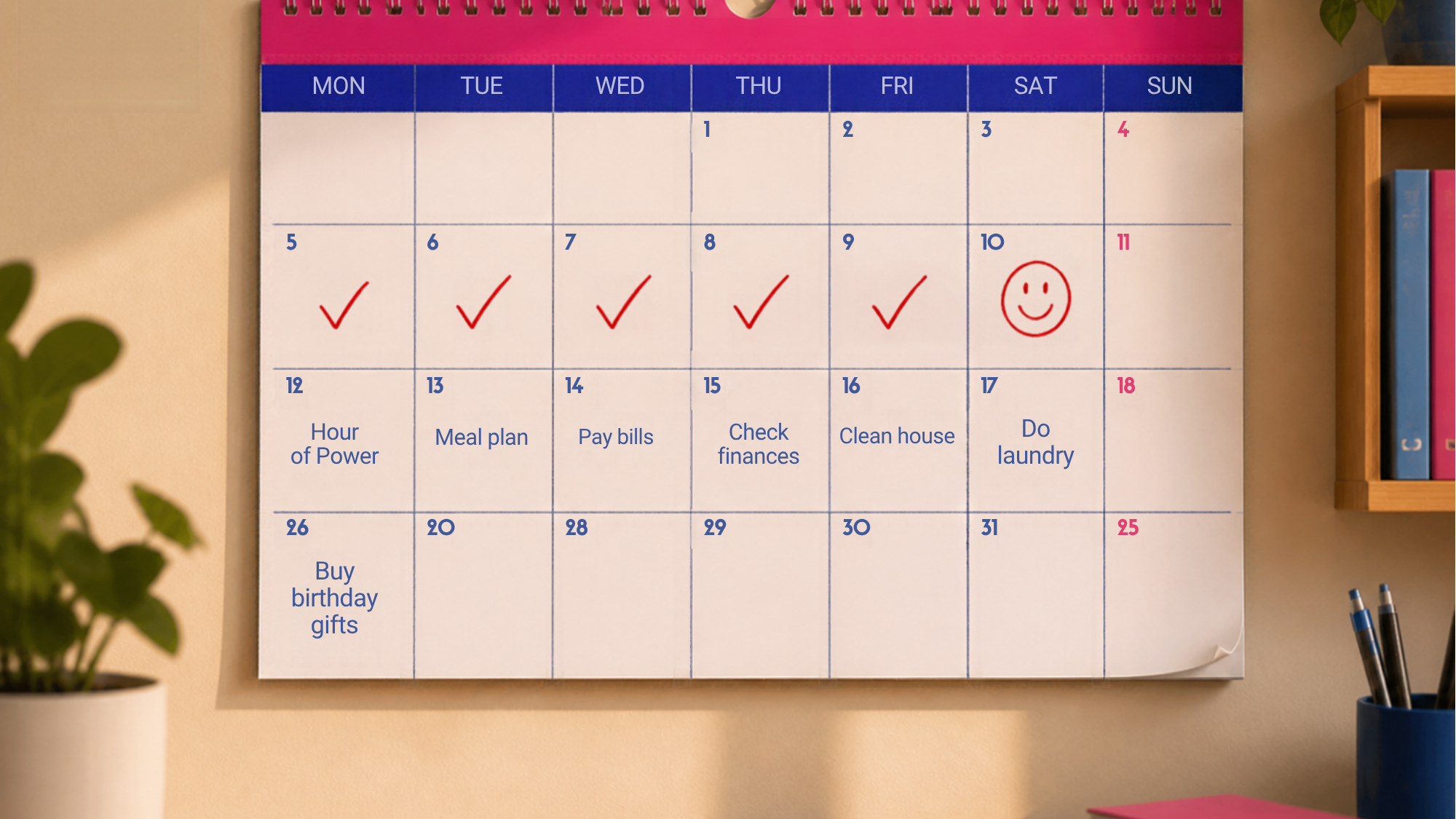 life admin challenge