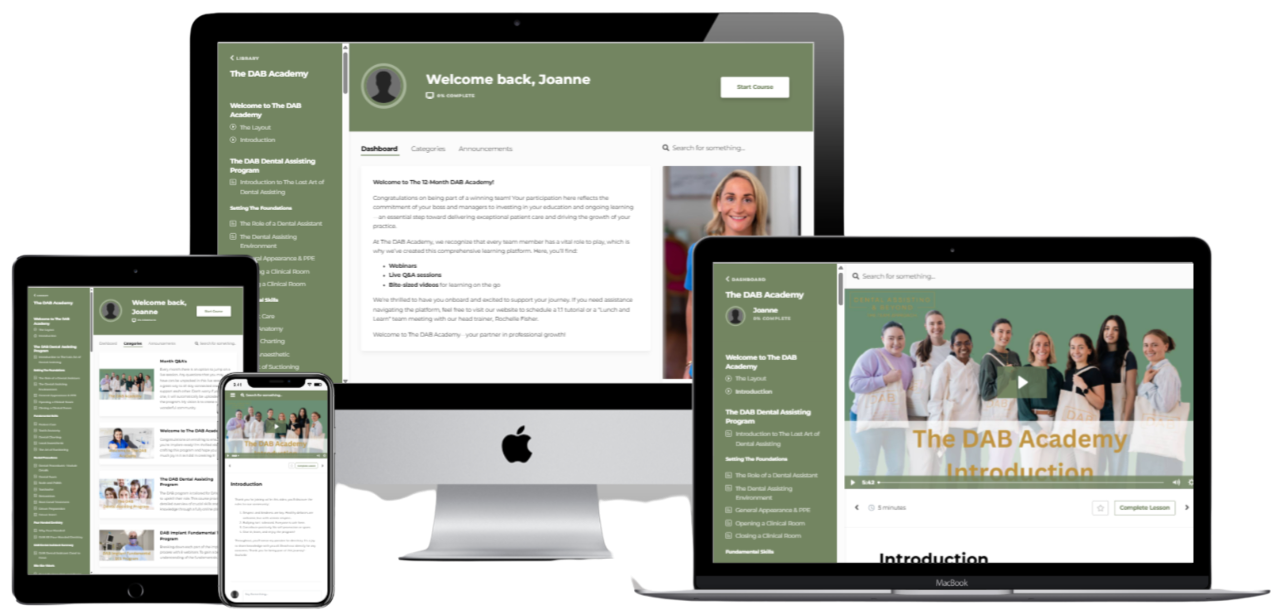 DAB Academy online training