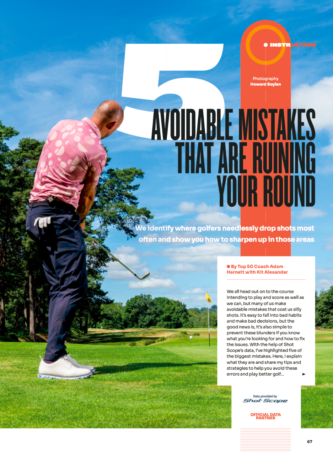 A picture of a golf coach teaching a golfer the backswing